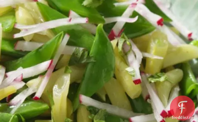 Salată De Mazăre Snap Cu Rețetă De Ridiche Și Var
