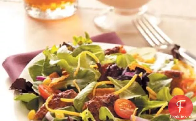 Salată De Burger Cu Fasole Neagră