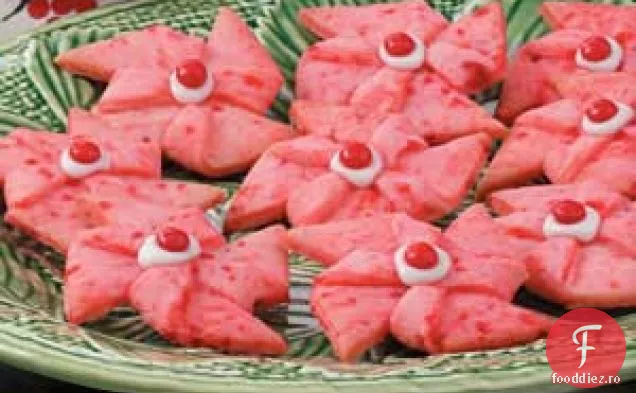 Cookie-Uri Pinwheel Poinsettia