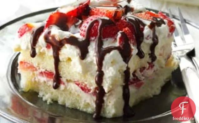 Ciocolată Albă-Căpșuni Tiramisu