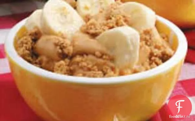 Budinca De Banane Cu Unt De Arahide