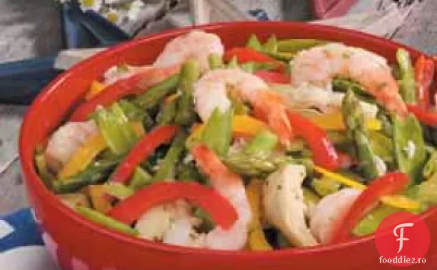 Salată De Creveți De Legume