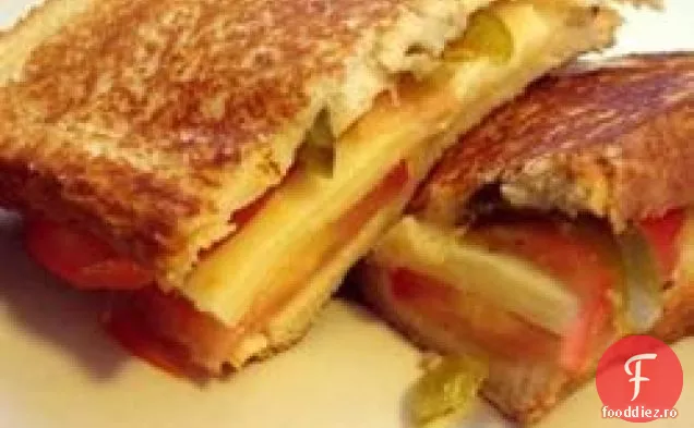 Sandwich Cu Roșii Verzi Prăjite