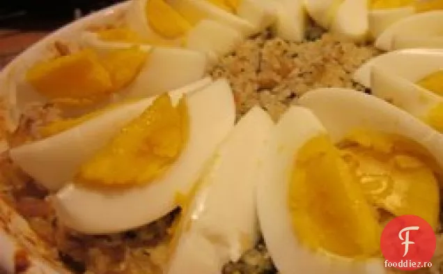 Curry ton și caserola de orez