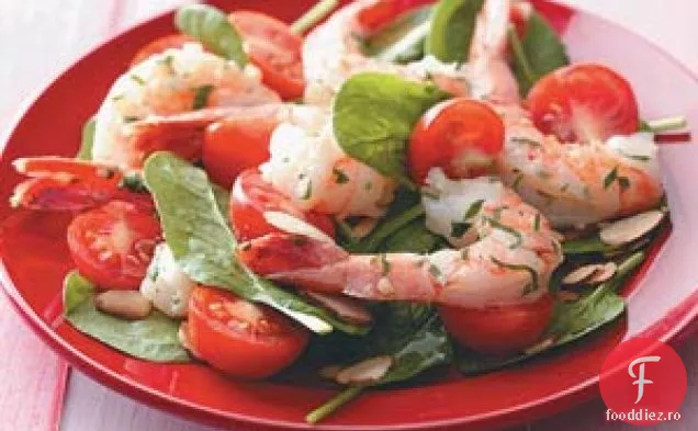 Salată De Spanac Cu Creveți
