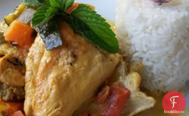 Tocană De Pui Cu Lapte De Cocos
