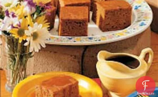 Tort de dovleac cu sos de Caramel