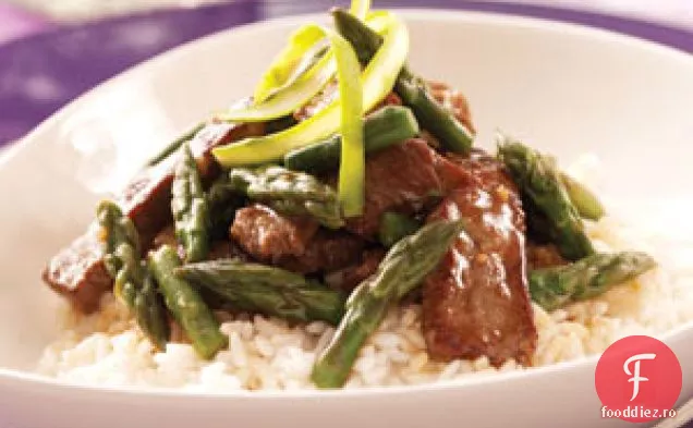 Carne de vită Gingered se amestecă-prăji pentru 2