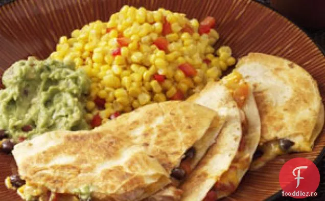 Quesadillas De Fasole Neagră-Pui