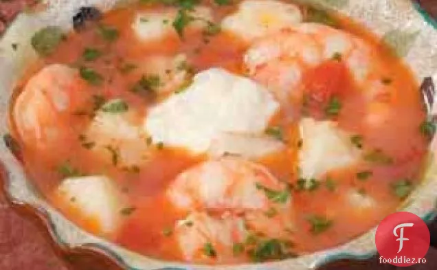 Tocană De Fructe De Mare Mediteraneene