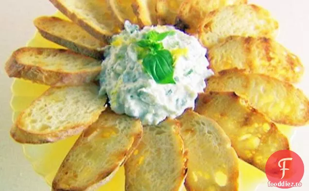 Crostini cu Ricotta și brânză de capră