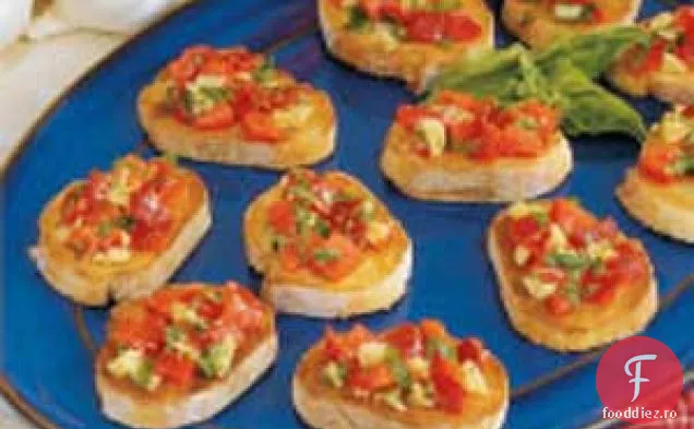 Bruschetta De Ardei Roșu