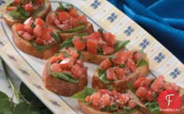 Bruschetta De Busuioc De Roșii