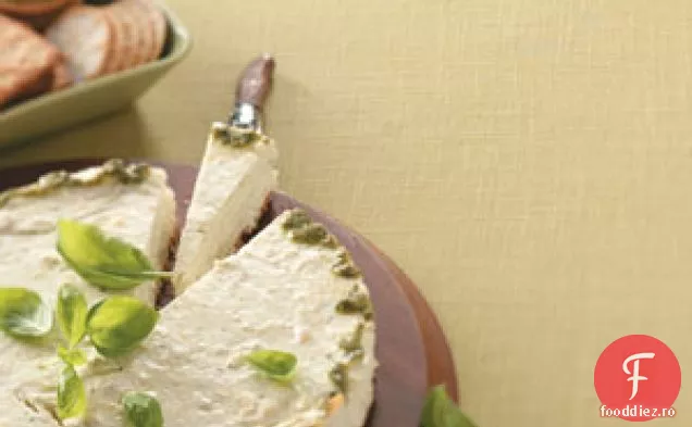 Crab Pesto Cheesecake