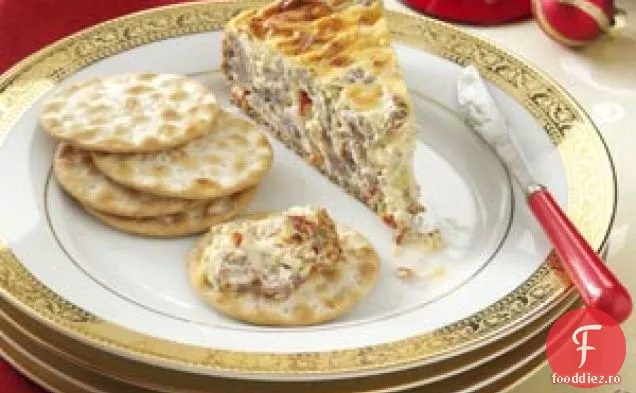 Aperitiv Cu Cheesecake Cu Cârnați