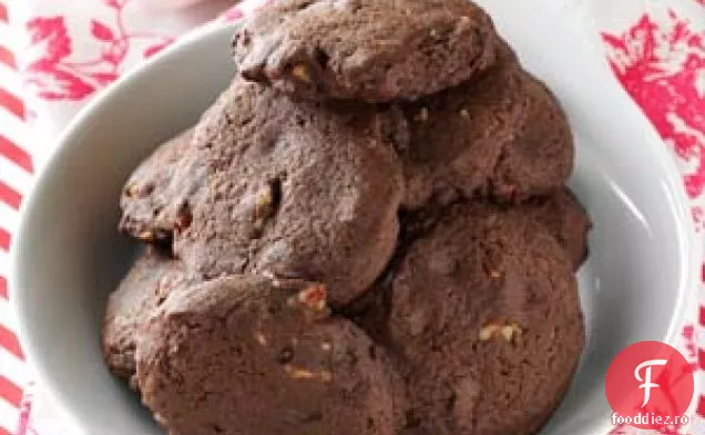 Cookie-Uri Duble De Ciocolată Pecan