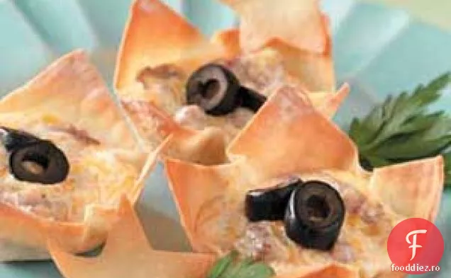 Ranch-Cârnați Wonton Cupe