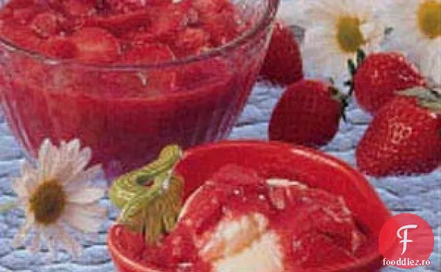 Berry Bun Sos De Înghețată