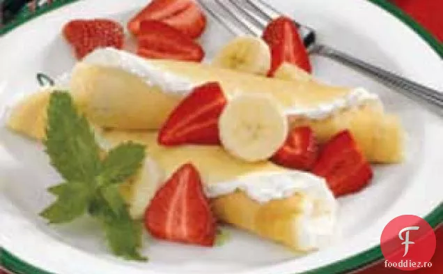 Crepe De Banane Cu Căpșuni
