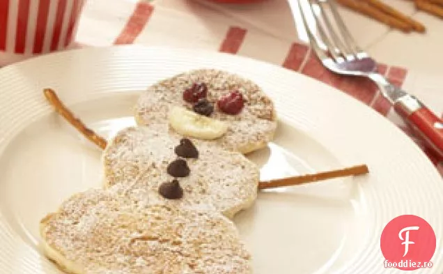 Banane Pancake Oameni De Zăpadă