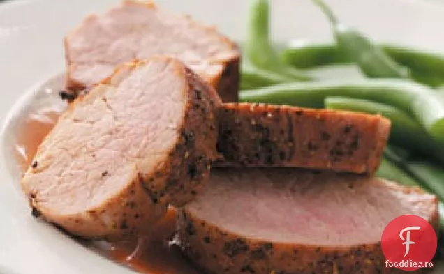 Muschiulet De Porc Glazurat Cu Cireșe