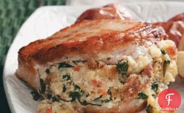 Cotlete De Porc Umplute Cu Cimbru