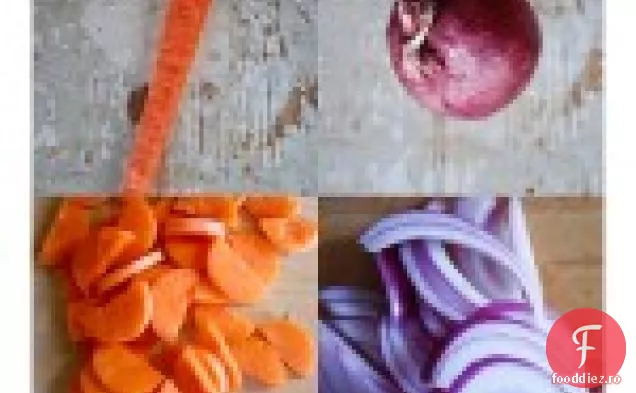 Somon Gingered Se Amestecă Fry