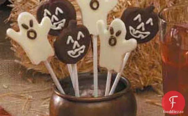 Lollipops De Ciocolată De Halloween