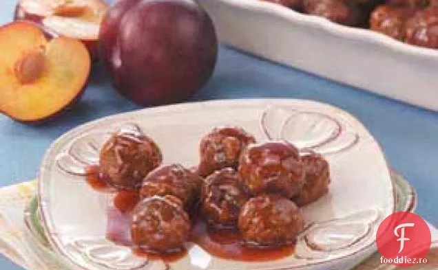 Meatballs în sos de prune