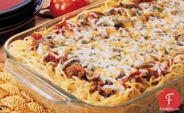 Pizza Cu Spaghete