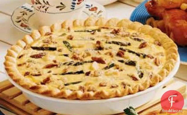 Quiche De Sparanghel-Pecan