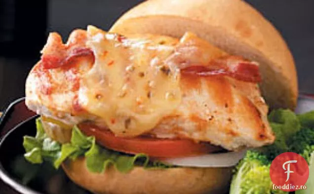 Sandwich-Uri De Pui Cu Ardei La Grătar