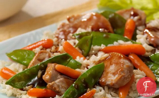 Szechuan Bbq Carne De Porc Și Legume Pentru Doi