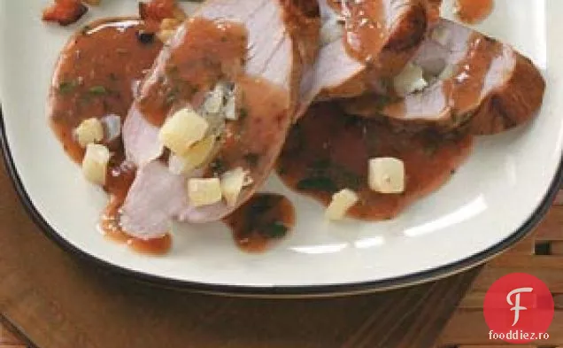 Fileuri De Porc Umplute Cu Mere