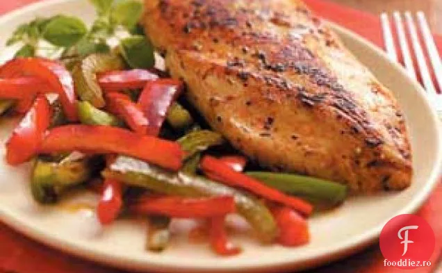 Pui de lămâie și ardei