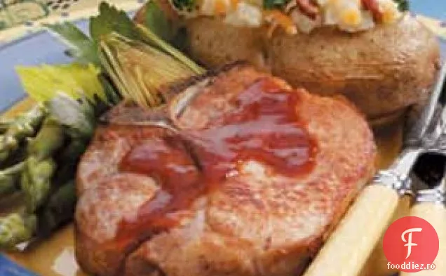 Cotlet de porc dulce și picant