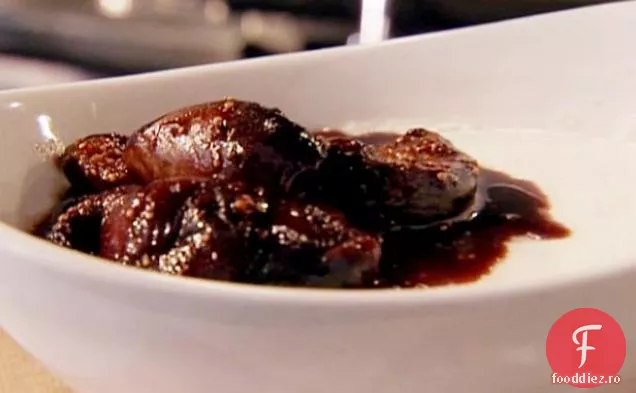 Panna Cotta cu smochine prăjite și Balsamic