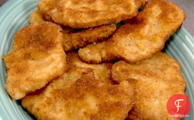 Cotlete de porc Empanizado cu chutney Mango-Rom