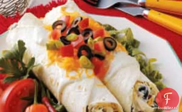 Enchiladas De Crab Cheesy