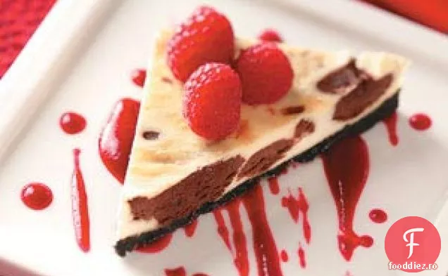 Triunghiuri De Cheesecake Cu Ciocolată
