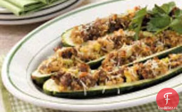 Parmezan-Bărci De Dovlecei De Porc