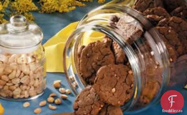 Biscuiți Cu Unt De Arahide Cu Ciocolată