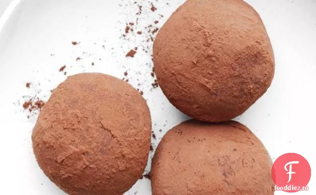 Zmeură-Unt De Arahide Trufe De Ciocolată Cu Pudră De Cacao