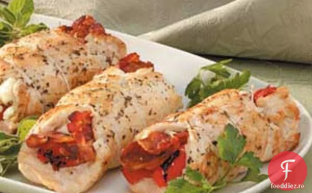 Rulouri De Pui Bacon-Feta