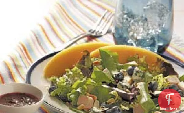 Salată de curcan cu vinetă de afine