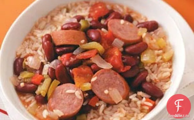 Louisiana fasole roșie și orez