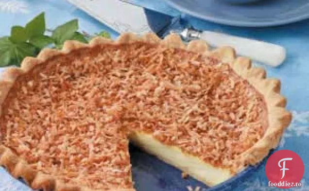 Plăcintă Cu Cremă De Nucă De Cocos