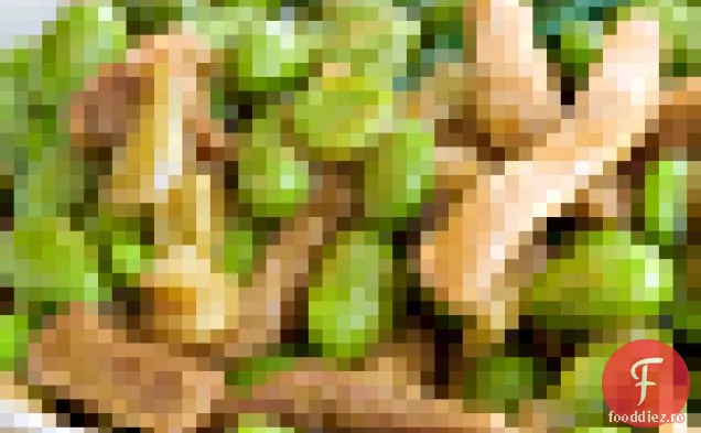 Carne de porc chinezească prăjită și boabe de soia