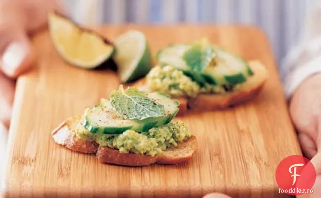 Crostini De Soia-Mentă
