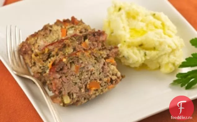 Carne De Curcan Slabă Cu Pesmet De Grâu Integral Și Piure De Po